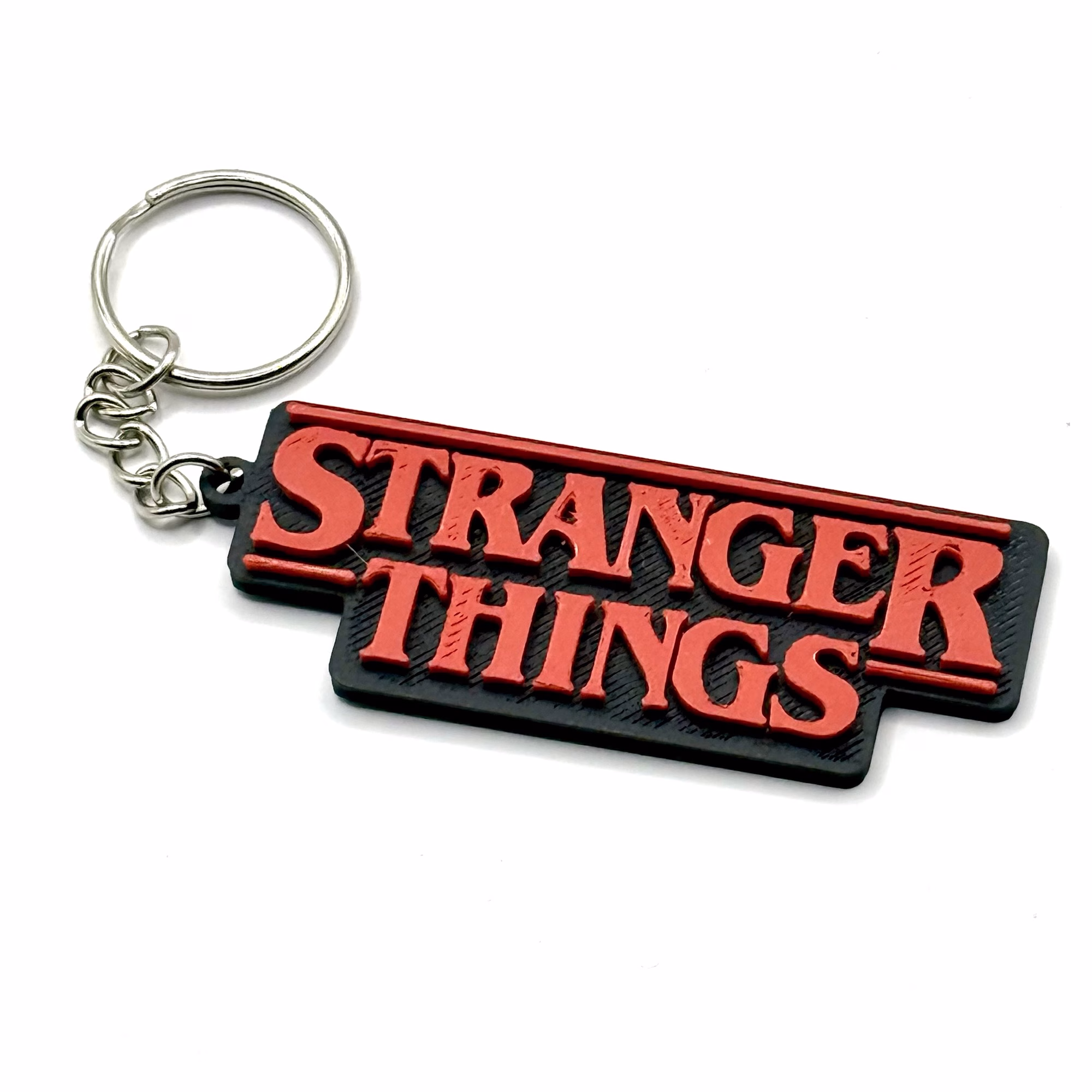 3D-Print - Stranger Things - Logo - Nyckelring