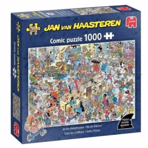 Jan Van Haasteren - At the Hairdressers - Comic Puzzle - 1000 bitar
